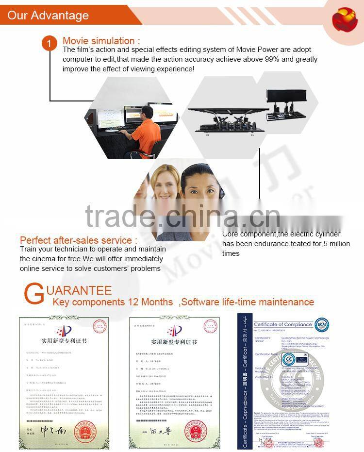 Attactive large 5d cinema,100pcs HD 5d animation movies for free