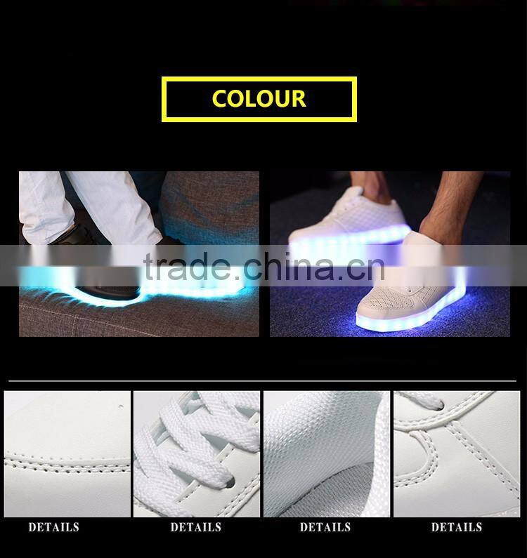 Adults soft wearing LED Luminous sports leisure shoes