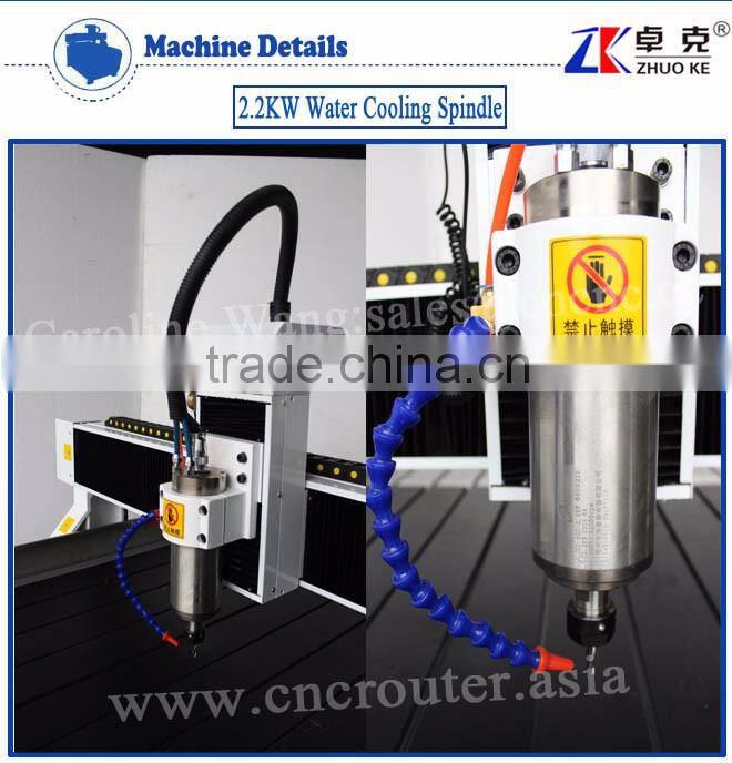 ZK-9015 Advertising CNC Router Machine 900*1500MM For MDF Aosong Board Aluminum-plastic Panel With 2.2KW Water Cooling Spindle