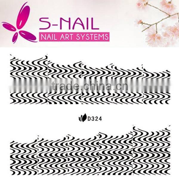 wholesale New design Lace Nail Art Wraps / Nail Strips Stickers& Decals made in yiwu