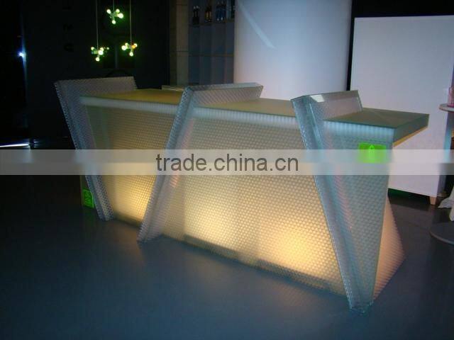 Modern Spa Round Curved Reception Desk Bar Counter Design