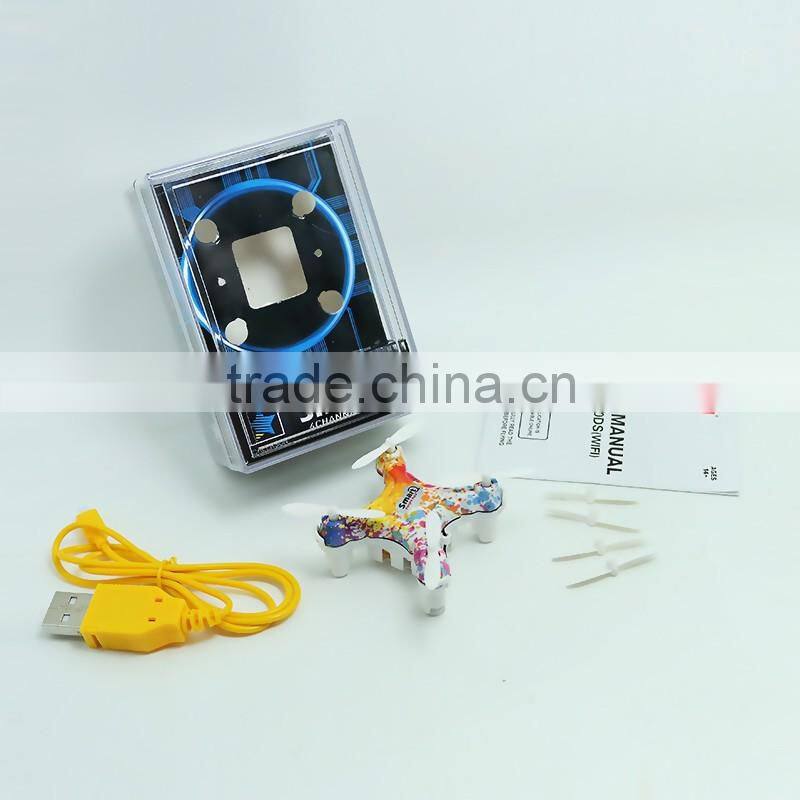 Colorful beauty LED light small electric vehicle 6-axis gyro rc quadcopter
