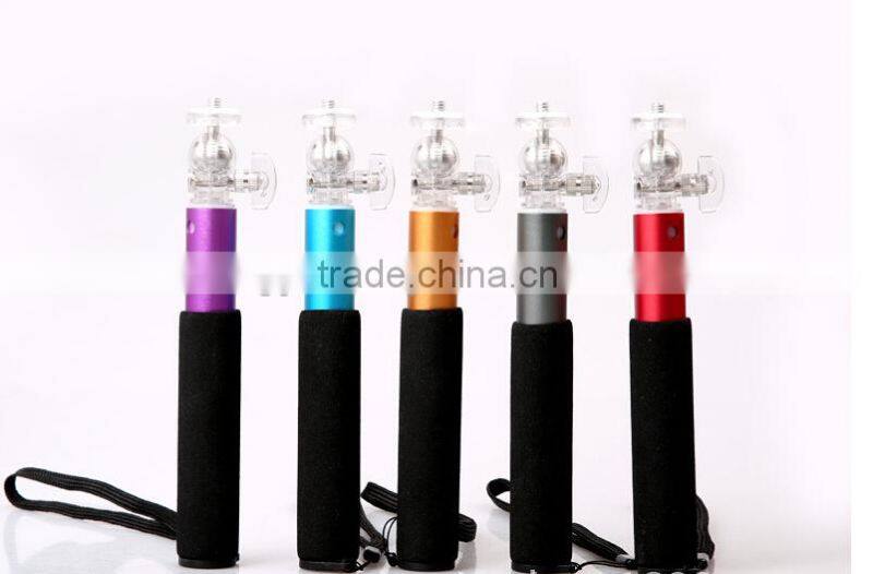 Promotion Aluminum Alloy Handheld Extendable Selfie Stick Monopod For SLR / Digital Camera for Phone