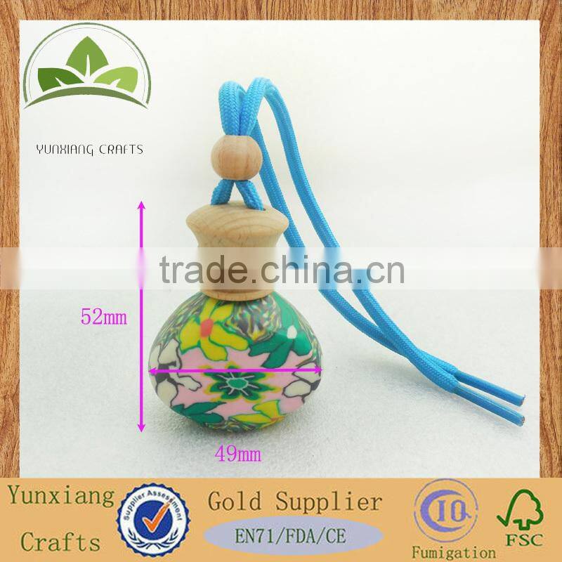 eco friendly polymer clay car hanging perfume for car air freshener