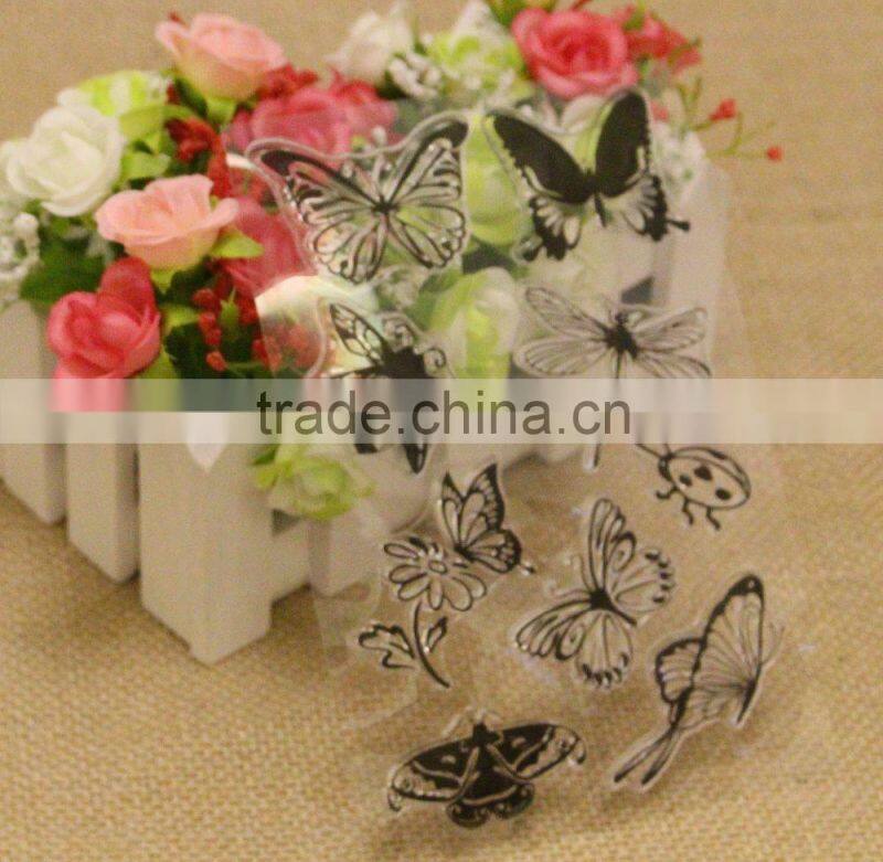 clear butterfly stamper for card making
