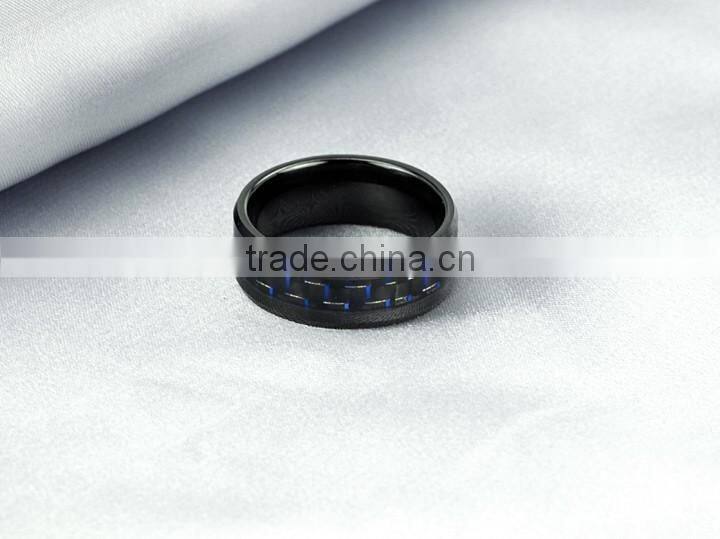 KSTONE Men's Jewelry fashion jewelry High Quality Black Ceramic Ring