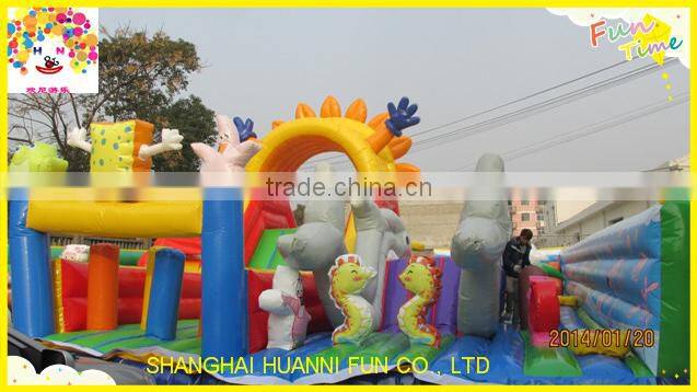 2015 customized inflatable castle manufacturer