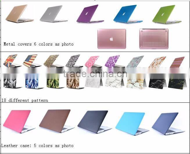 Marble case covers for macbook pro 13"/15", hot stylish Case for macbook pro