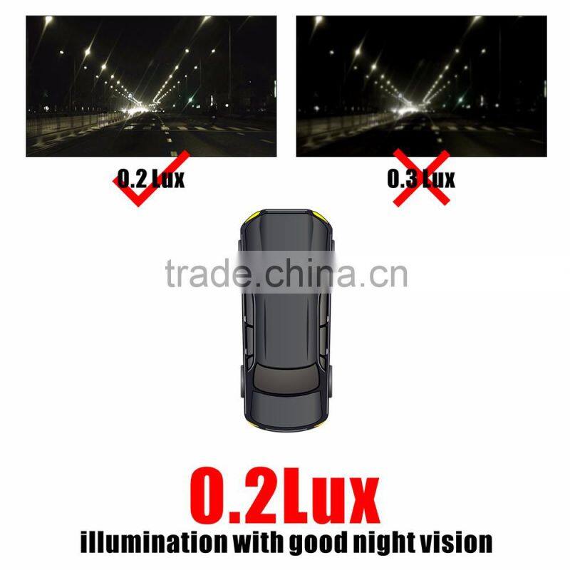 CCD butterfly rearview cameras for universal car with 170 degree angle