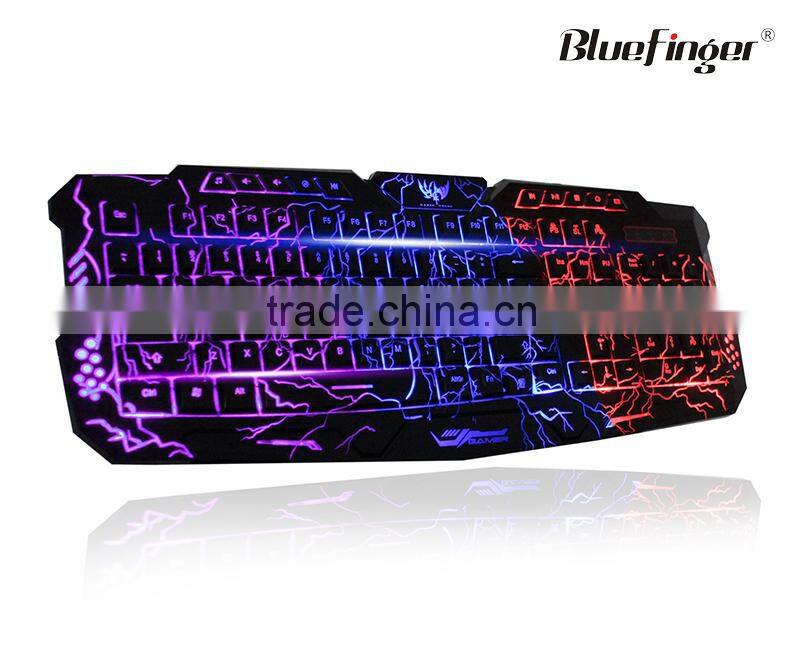 2015 topset USB Wired game keyboard with backlit for Christmas