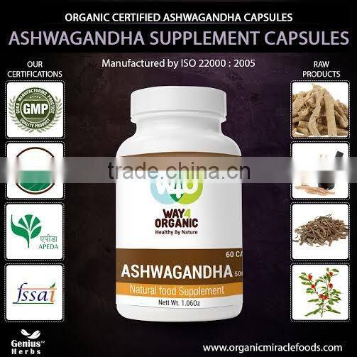 High Quality Ashwagandha Capsules Bulk Exp[orters
