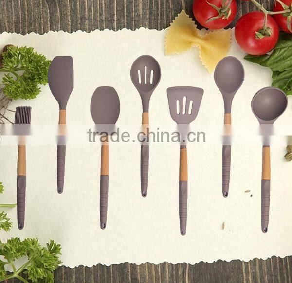 FDA LFGB Food Grade Wholesale Silicone Personalized Kitchen Utensil Set Modern Baking Cooking Tools Best Selling Products