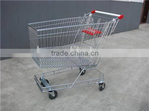 RH-SU180 180L 1025*595*1040mm 4''PU Wheel Unfolding Australia Supermarke Trolley