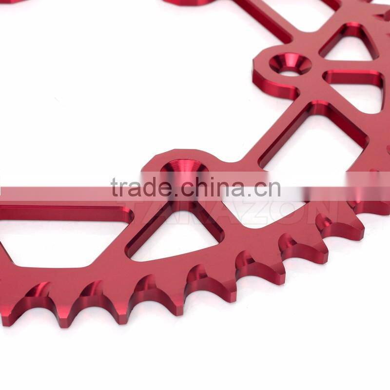 High quality MX dirt bike aluminum alloy racing rear sprockets for CRF