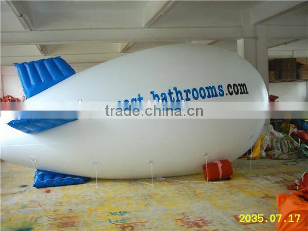 hot sale custom giant inflatable airship / giant inflatable blimp with printed logo/airship balloon for advertising