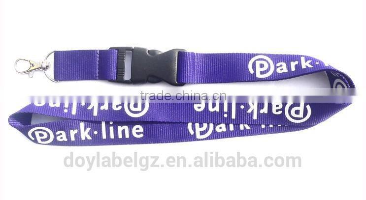 brand name polyester printed lanyard