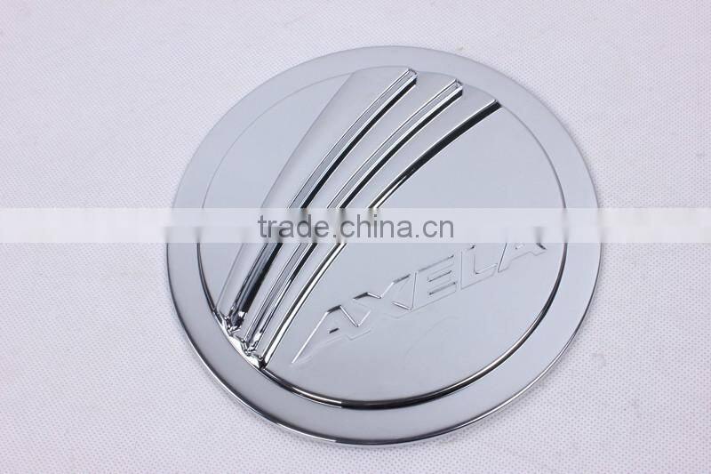 FUEL TANK COVER CHROME FUEL CAP TANK OIL TRIM COVER FOR MAZDA AXELA