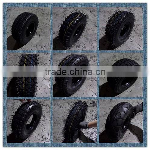 4.10/3.50-4 tire pneumatic rubber wheels, 10 inch tire