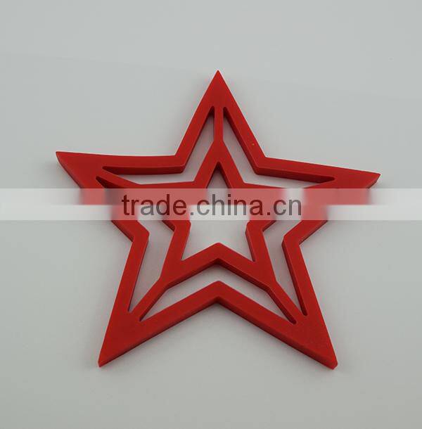 Heat-resistant silicone iron mats in iron shape