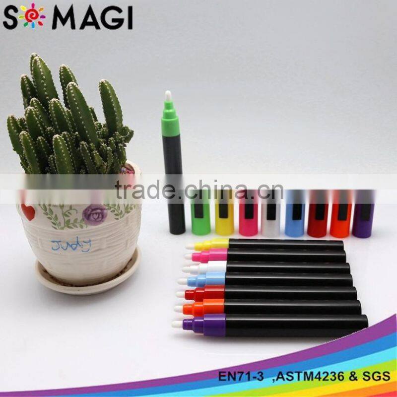 waterproof liquid chalk, rain resist pen for menu board outdoor with custom logo