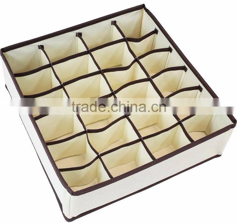 Collapsible Storage Boxes Bra Underwear Closet Organizer Drawer Divider 4 Set