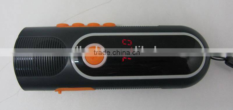 Dynamo torch with FM/AM radio