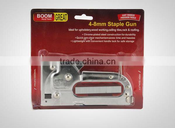Boom Great Professional Hand Tool Heavy Duty Staple Gun for canvas stretching