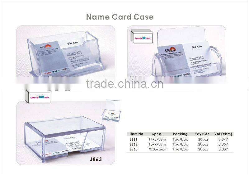 Wholesal Plastic Name Card Case with good quality