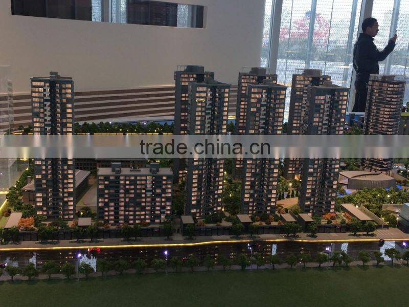 Real estate house building model for sale centre