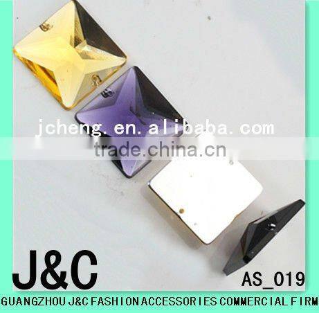 garment accessories crystal round shape acrylic stone