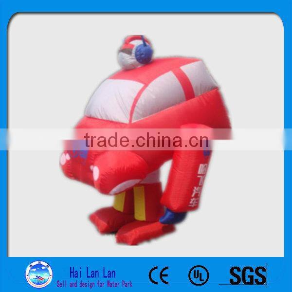 Custom Promotion Inflatable Moving Cartoon Inflatable Car Robot