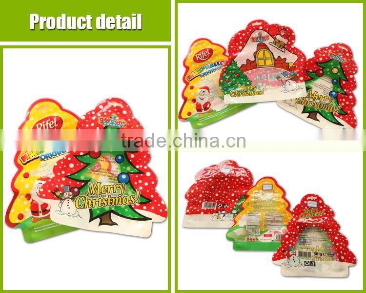 irregular shaped plastic packaging bag