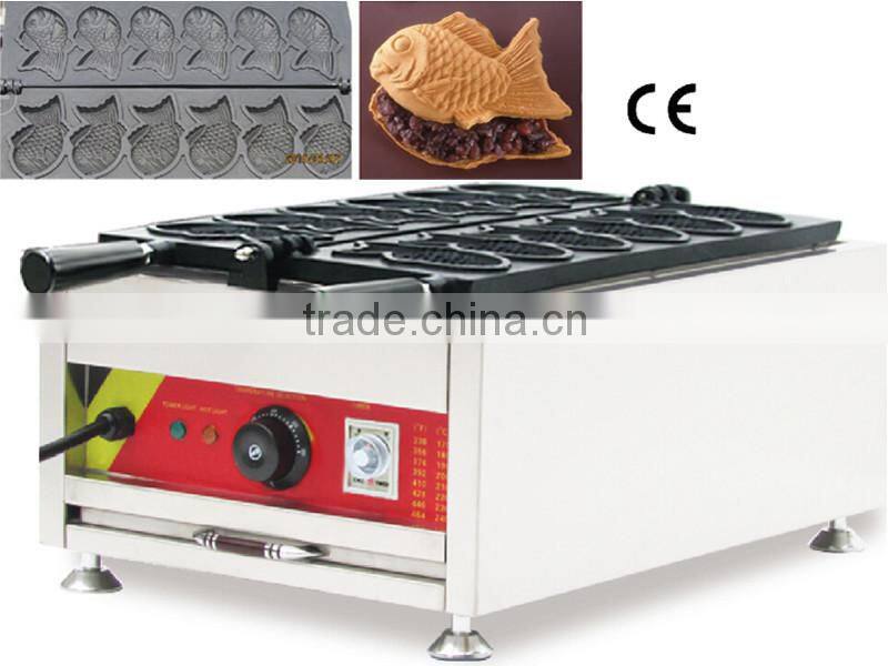 6pcs Commercial Use Non-stick 110v 220v Electric Taiyaki Maker