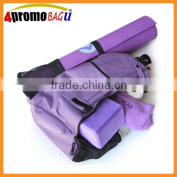 2016 Polyester Gym sling bag & Yoga Mat Bag & yoga bag