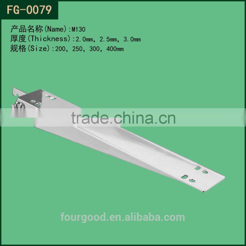 widely use Metal slatwall chrome shelf brackets