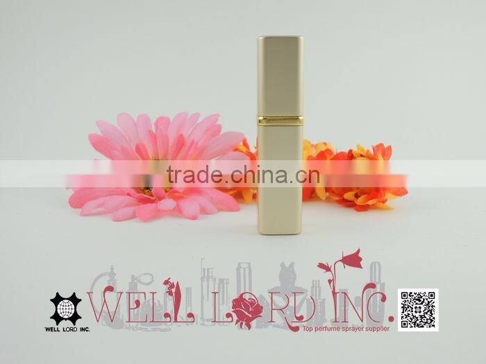 5ml elegant silver screen printing aluminum purse atomizer