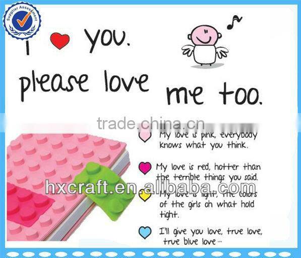 Silly Mini Block Notebook Silicone Various Colours to Choose from