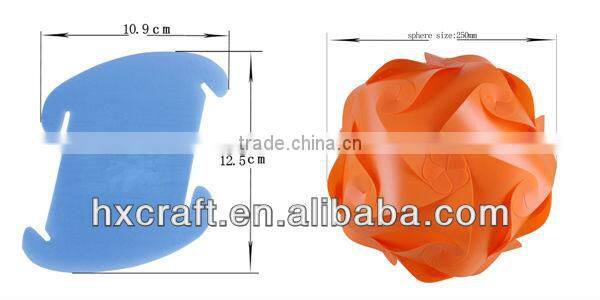 New Creative Ceiling Pendant DIY IQ Jigsaw Puzzle Lamp Shade Kit