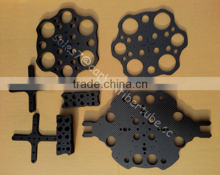 CNC custom-made carbon fiber plate matt finish