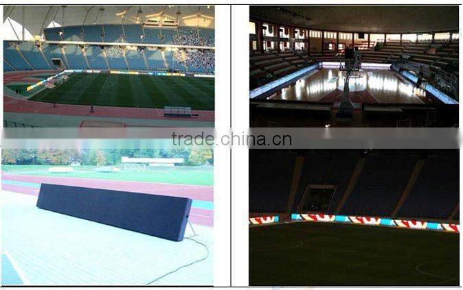Sinoela P20 P10 led full color CE RoHS Stadium Perimeter led display, video football stadium led screen display
