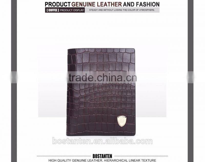 cowhide leather men short wallet pocket designer purses