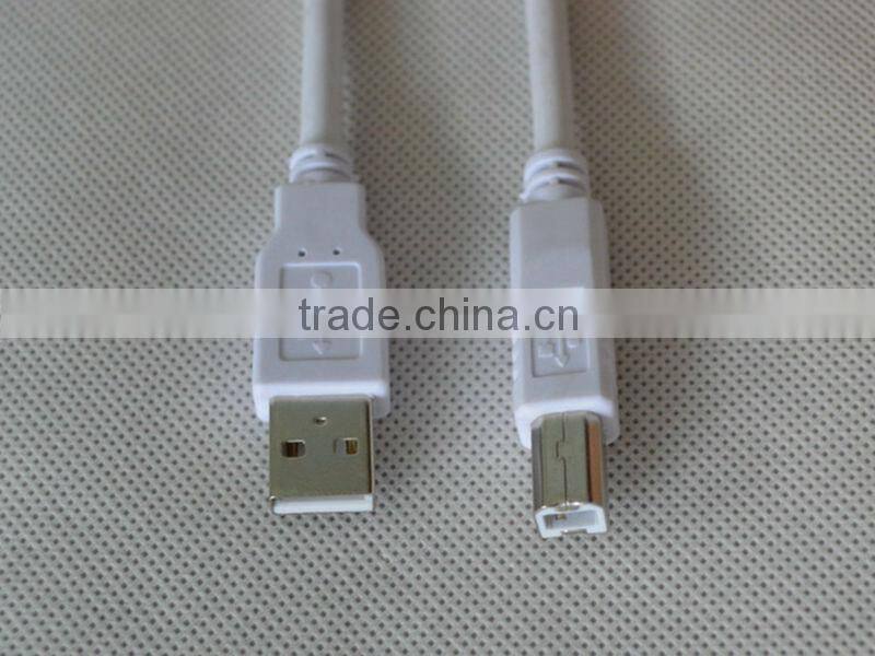 High quality USB 2.0 Cable White usb Printer Cable