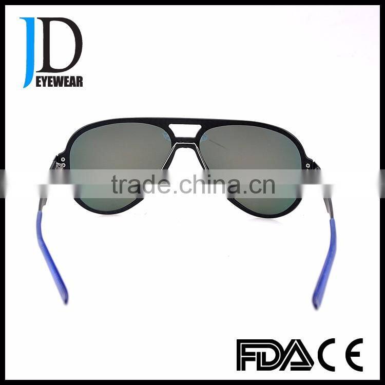 Latest Fashion Black flat top girls carbon fiber Sunglasses