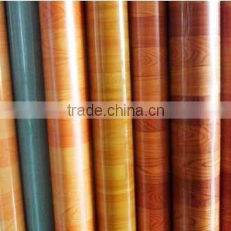 pvc laminate flooring / 0.6mm wooden PVC FLOOR Hard to tear quality