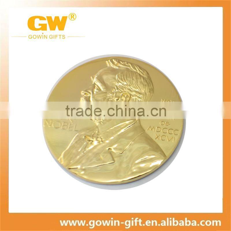 Zinc alloy casting engraved customized blank silver coin