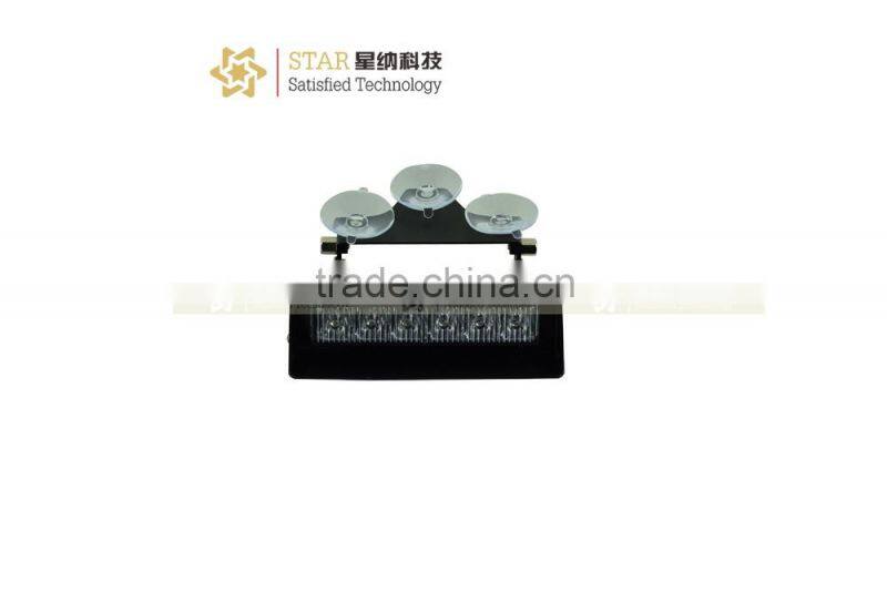 3W*6 LED (18W) super bright visor light facturer supply led emergency visor light car strobe light (XN-186C-1)