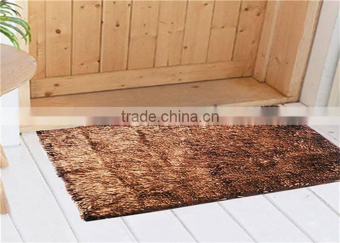noodle shiny chenille non slip bathroom floor mat