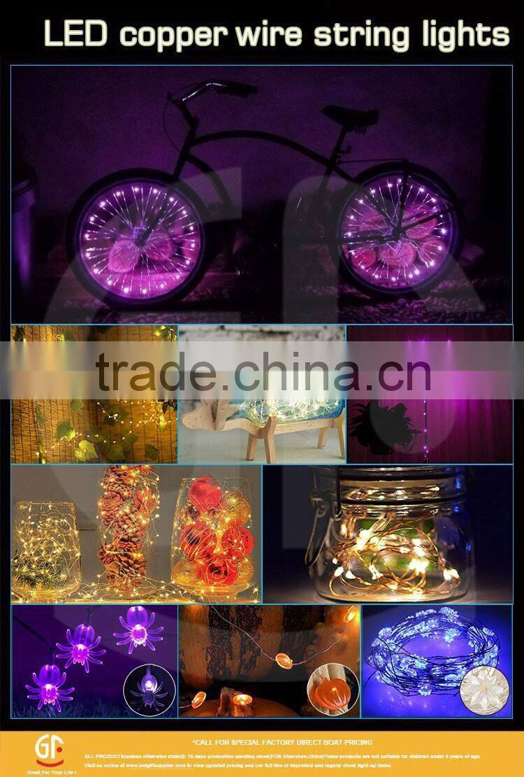 2016 China Party Items LED String Lights Flower For Christmas