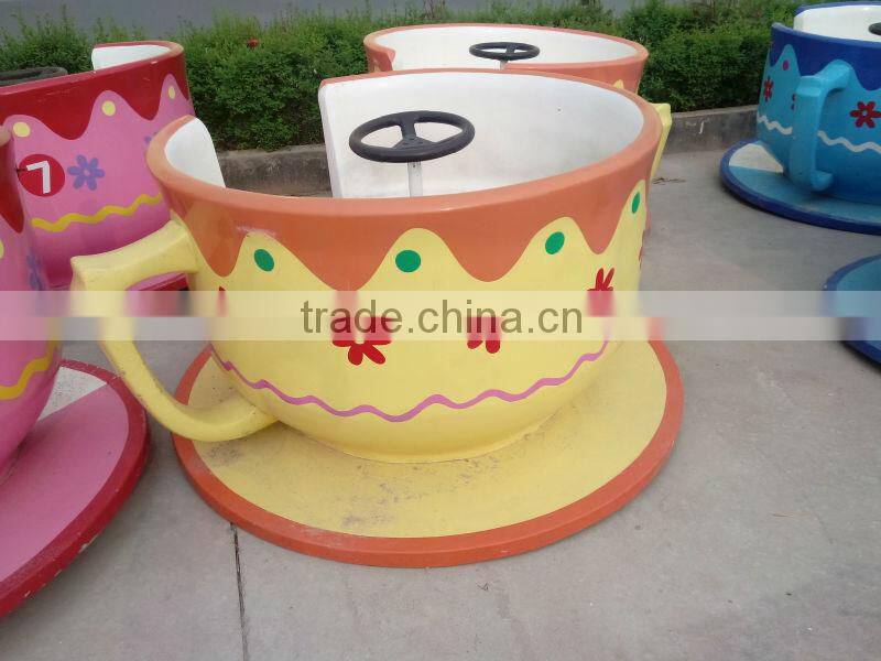 6 Cups Tea Cup Rides For Sale, Rotating Tea Cup Rides, Portable Tea Cup Rides Amusement