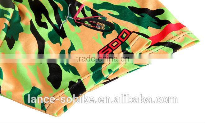 2016 men's cycling wear breathable T shirt sports clothes high quality Summer Short Jersey